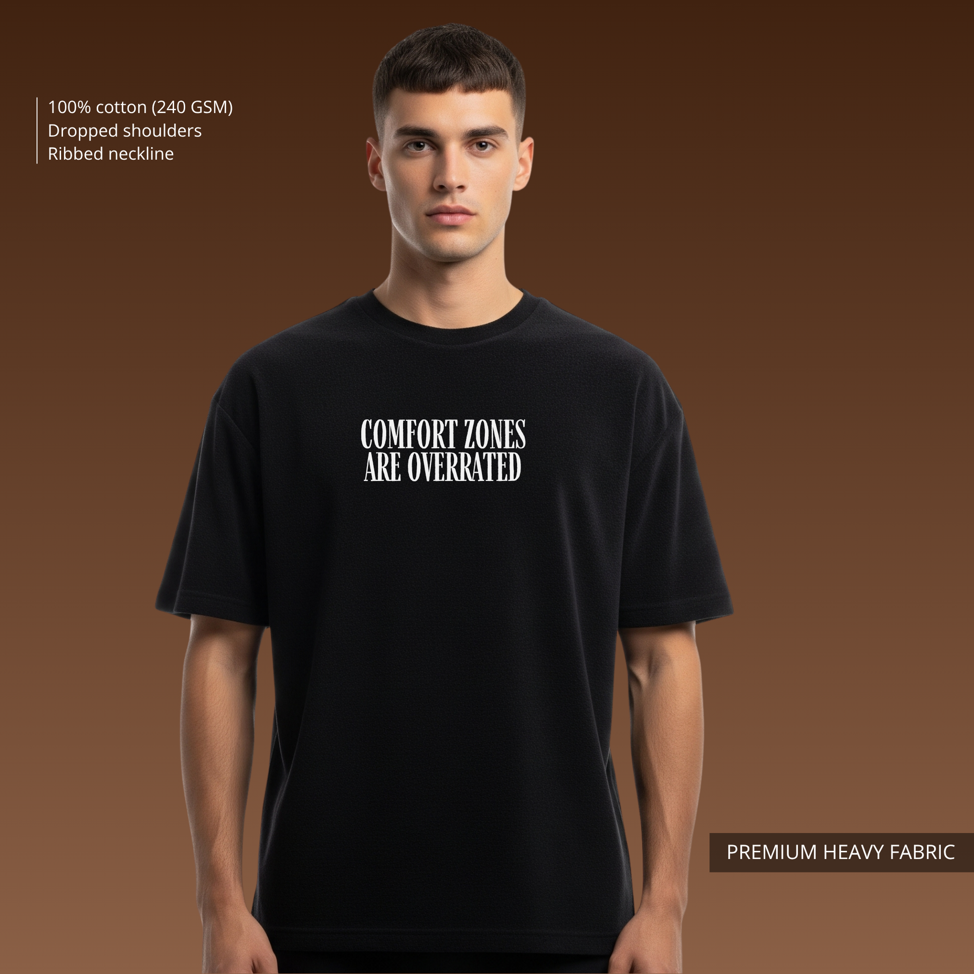 Comfort Zones Are Overrated - Premium Oversized T-shirt