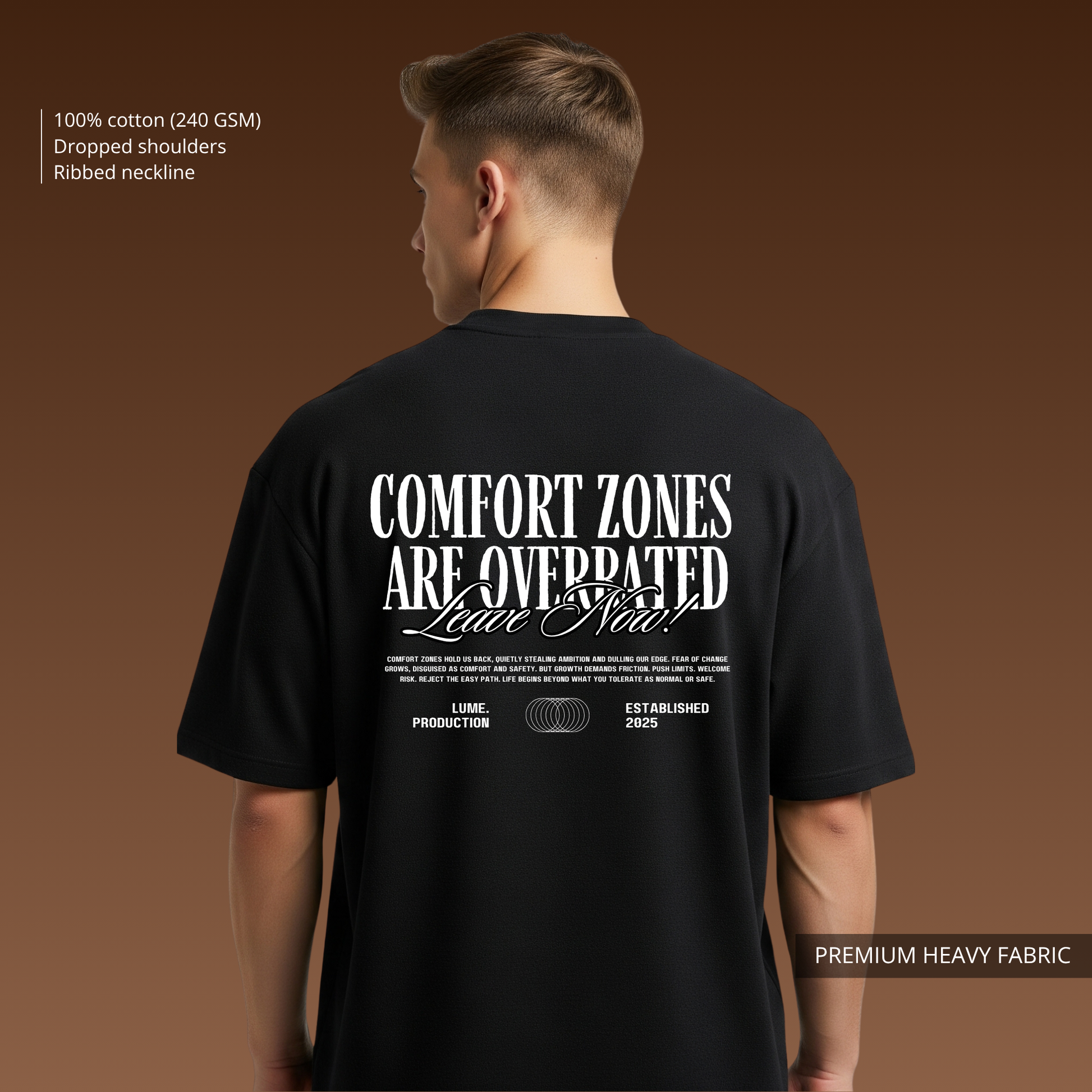 Comfort Zones Are Overrated - Premium Oversized T-shirt