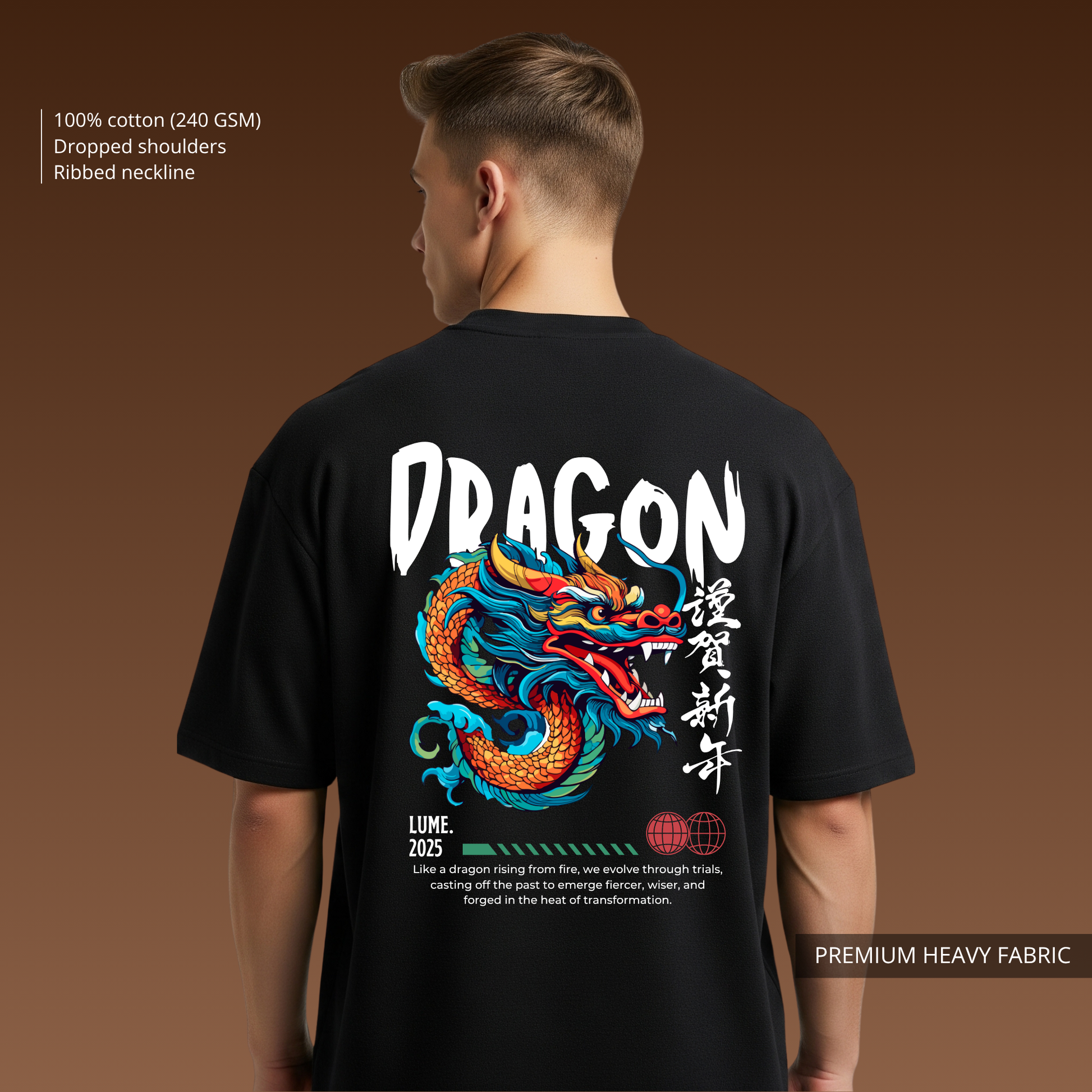 Dragon - Premium Oversized T-shirt