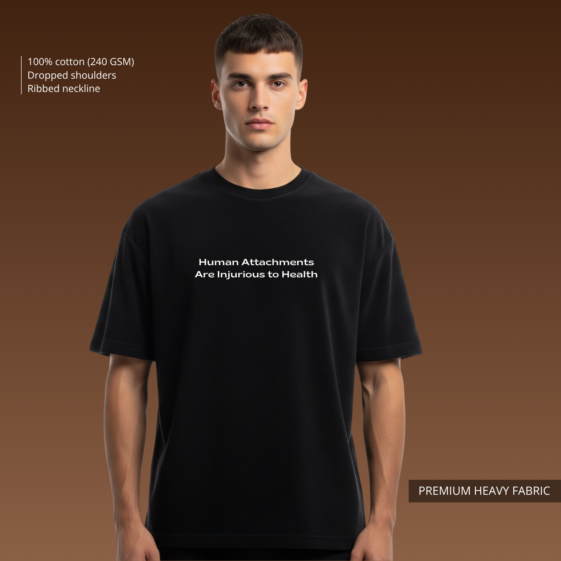 Human Attachment - Premium Oversized T-shirt