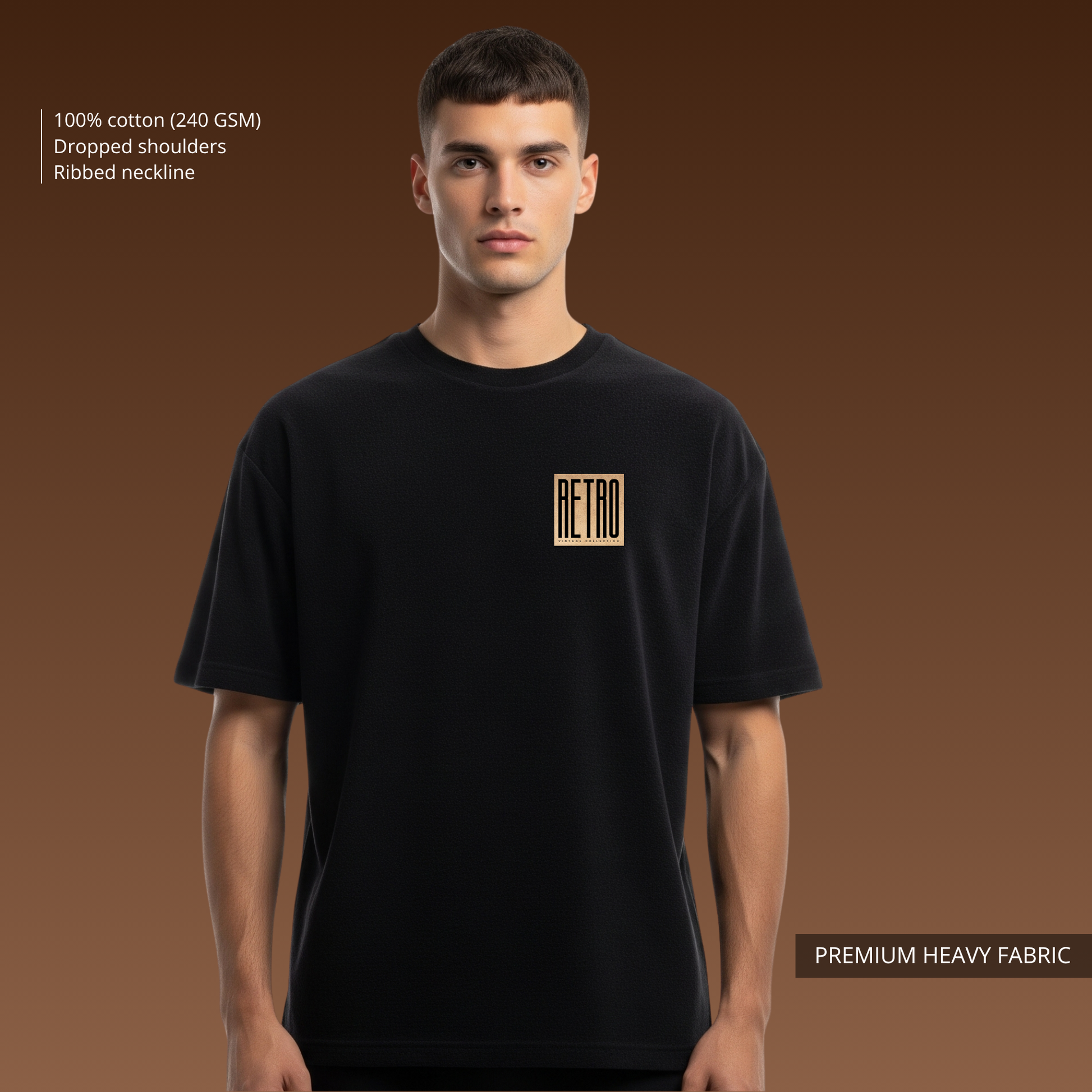 Retro - Premium Oversized T-shirt